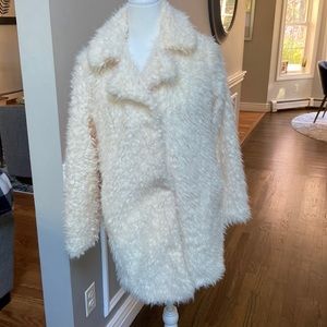 Faux fur coat